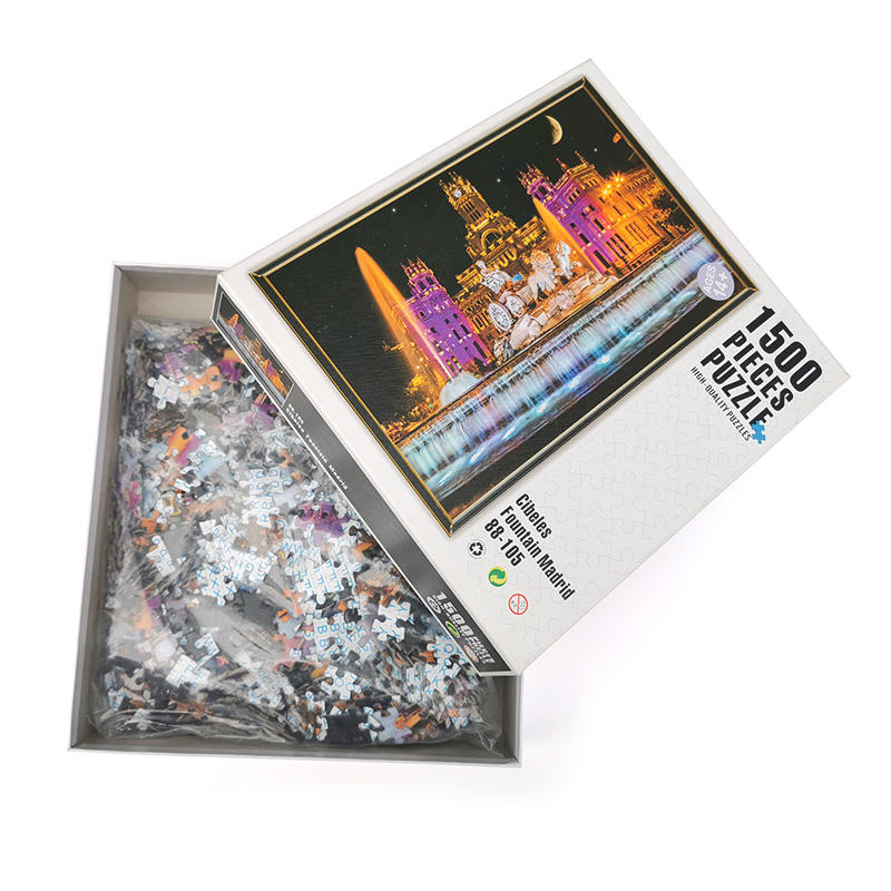 Высококачественные пользовательские печатные высечки из серого картона IQ Game Toys Пазлы для взрослых