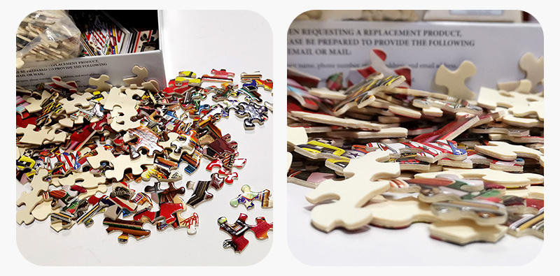 Оптовая продажа на заводе по индивидуальному заказу игры для взрослых из дерева 1000 штук головоломки