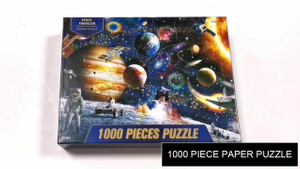 Бесплатный образец Лучшие пазлы для печати для взрослых Персонализированная головоломка 1000 штук Держатель