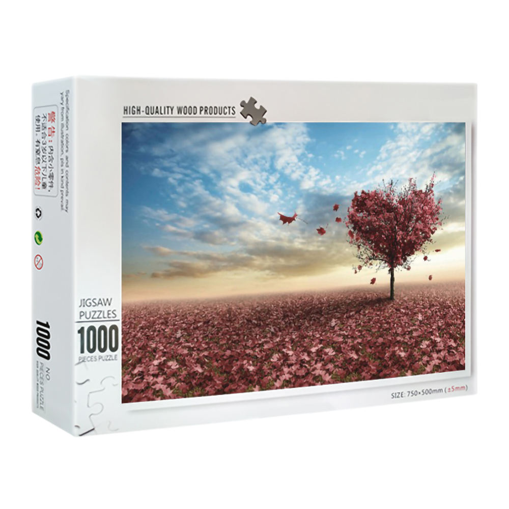 Индивидуальный дизайн персиковые деревья бумажная доска игра-головоломка 500 1000 штук головоломка для взрослых